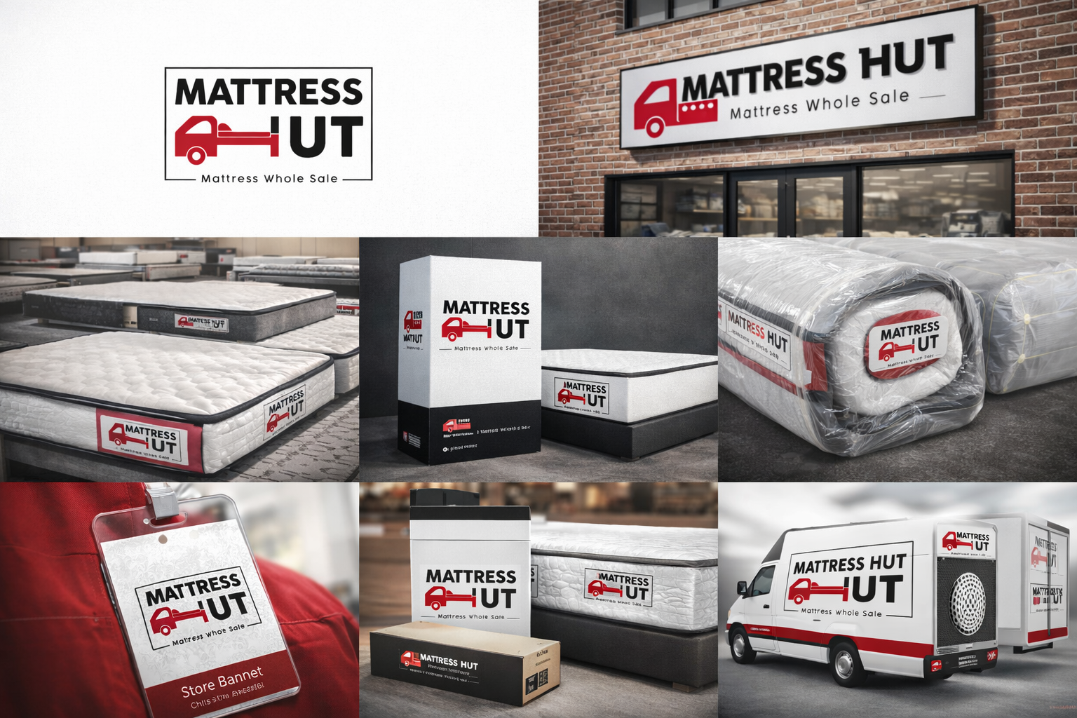 mattress hut – branding
